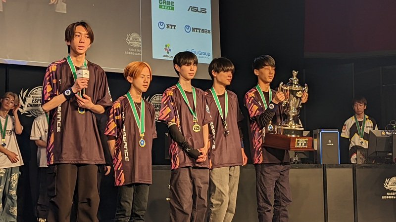 優勝したルネサンス大阪高等学校梅田eスポーツキャンパス「Haven Liberty」