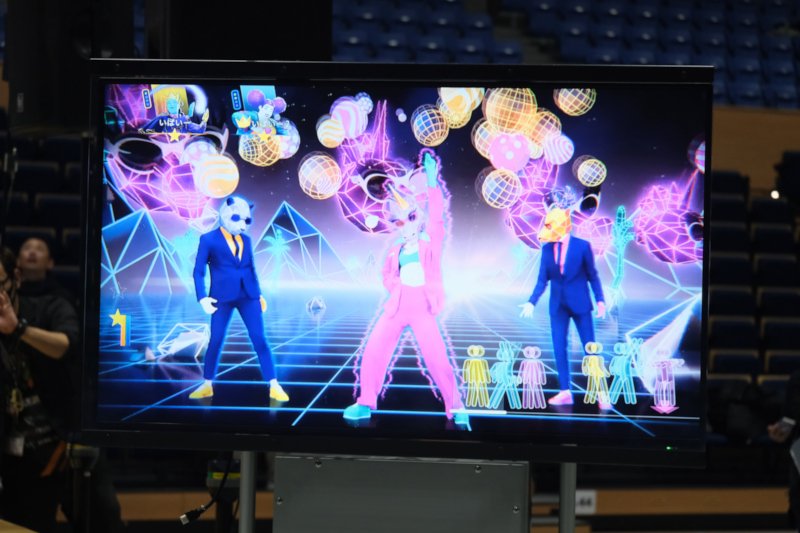 Just Danceのプレー画面