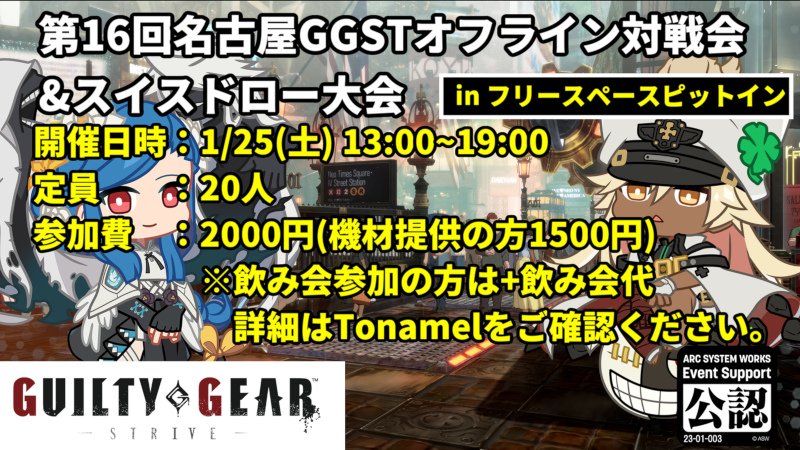 名古屋GGSTオフライン対戦会