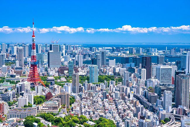 東京都の遠景のイメージ