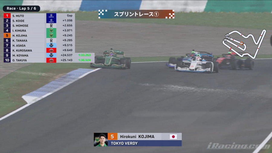 レースのようす