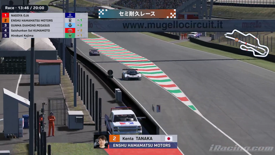 レースのようす
