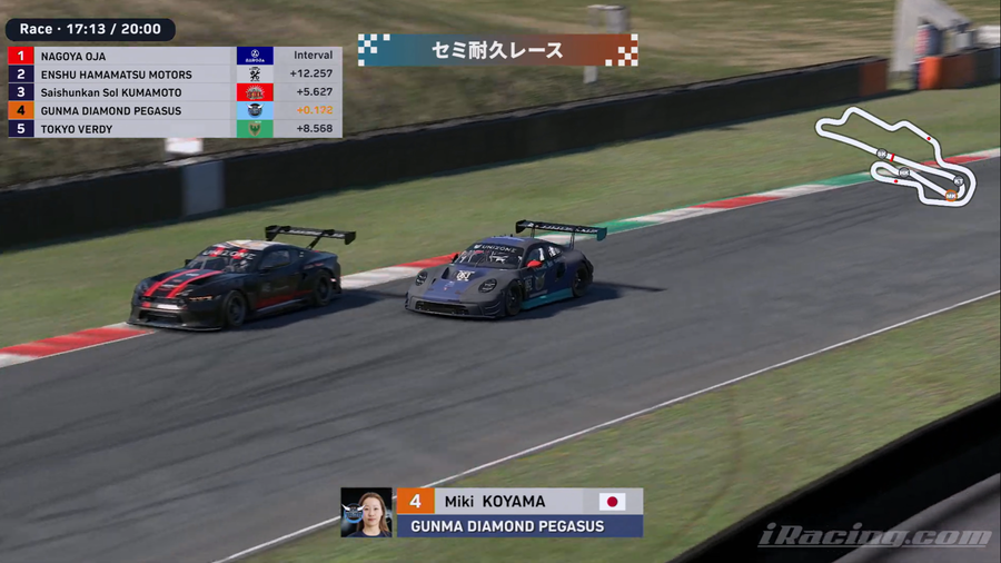 レースのようす