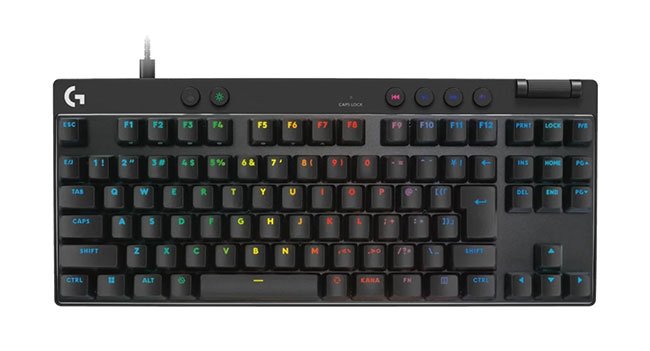 ロジクールのPRO X TKL RAPID ブラック Japanese