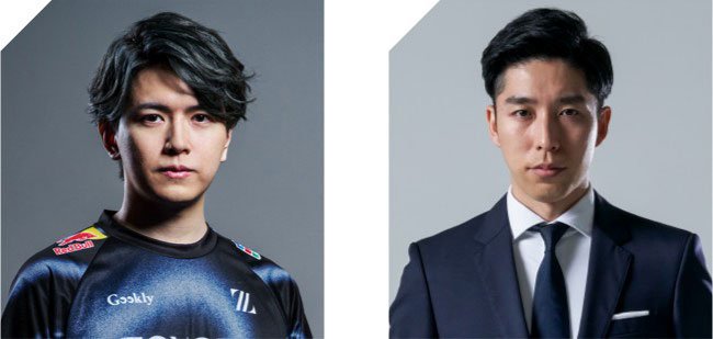 Lazさん（左）、岸大河さん