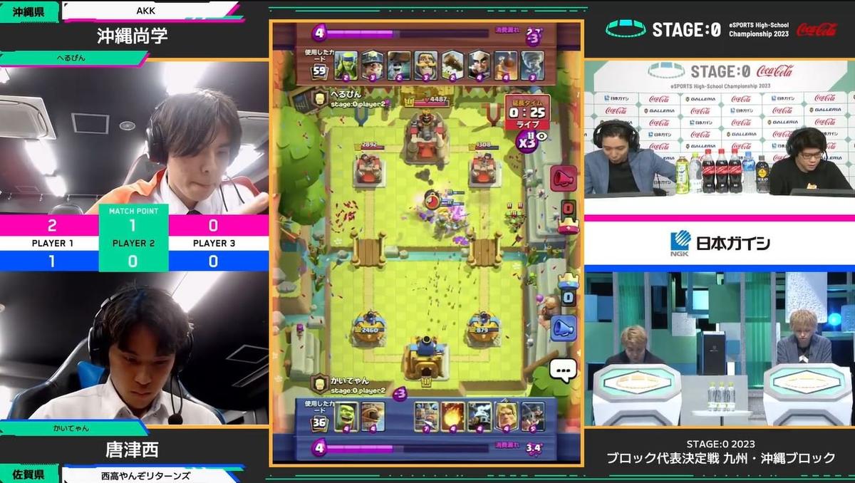 STAGE:0 2023 クラロワ部門ブロック決勝Day2、地域No.1はどの